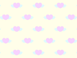 4:3 エンジェルハートのシンプルパターン⭐︎