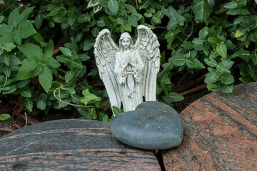 Friedhof, Grabstein, Statue
