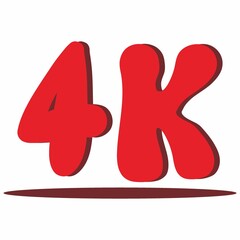 4k illustration lettering