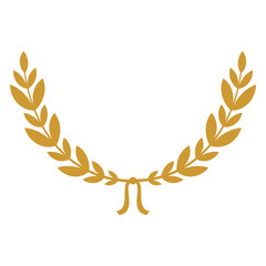 laurel wreath Icon gold