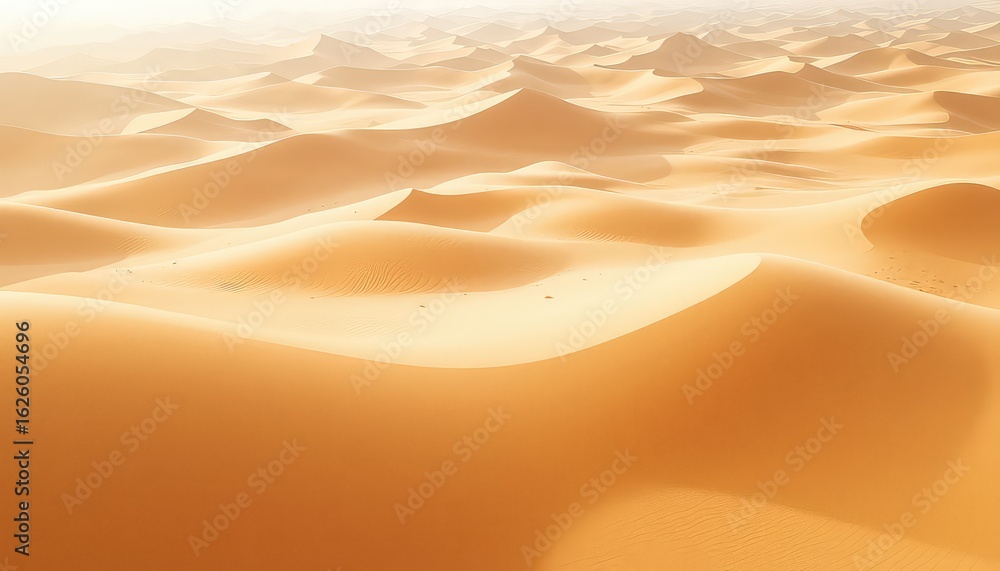 Poster golden expanses undulate to the horizon, creating a peaceful yet isolated environment filled with en
