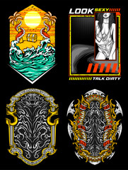 Bold Elements – Versatile Vector Illustration Bundle for Apparel, Stickers & Merch