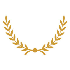laurel wreath Icon gold_4