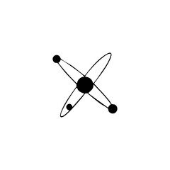 atom vector icon