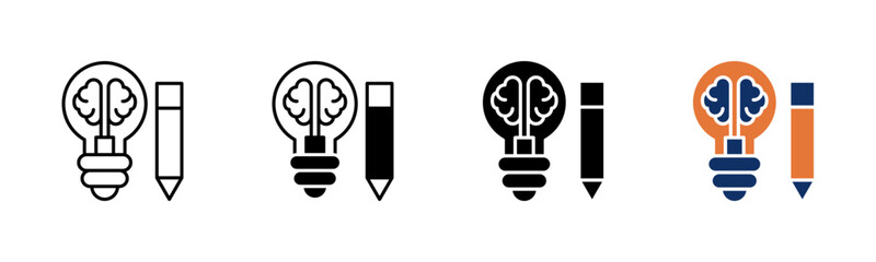 Ideas icon sheet multiple style collection