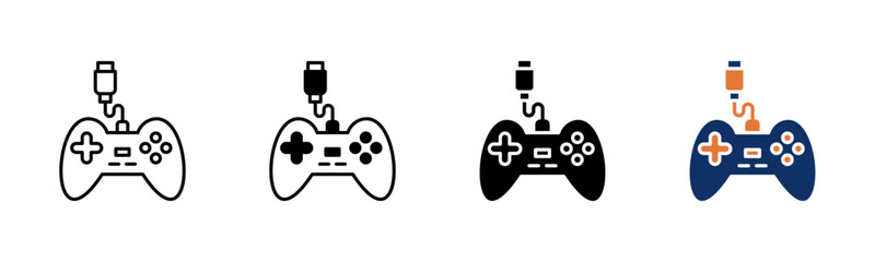 Gamer icon sheet multiple style collection