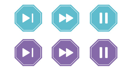 set of labels with arrows