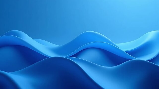 Blue waves abstract background wallpaper design for desktop and mobile phone hd stock footage video