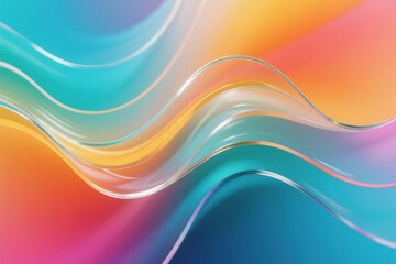 Obraz premium Gradient Multilayer Glass Background #10