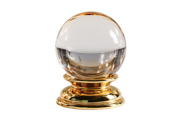 Gold-toned, decorative sphere