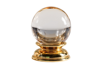 Gold-toned, decorative sphere