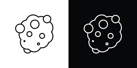 Cancer icon symbol, logo illustration. Vector graphics