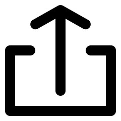 Upload Arrow Icon Vector