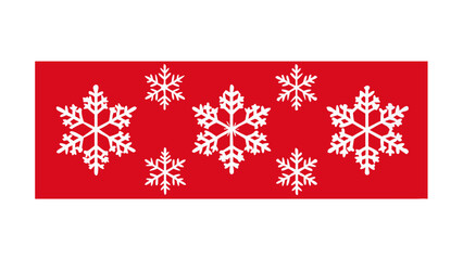 Red winter background 