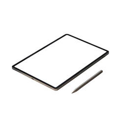 Sleek modern tablet with stylus ready for creative digital work and business presentations