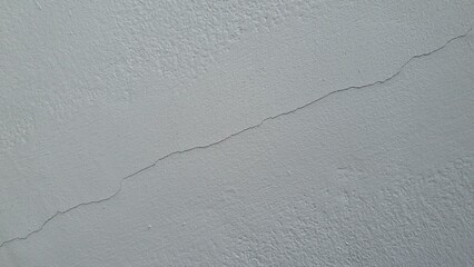 Cracks on concrete walls. Construction problems.