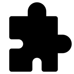 Puzzle Piece Icon Vector