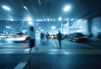 modern light high beautiful photo office blurred quality background city circle landscape night business motion white blue scene woman building blur design people travel space sky road architecture