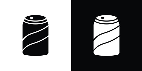Soda can icon - Vector. Flat design style eps 10