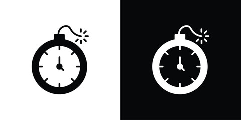 Deadline icon - Vector. Flat design style eps 10 © Pop