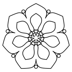 Flower Icon line_1