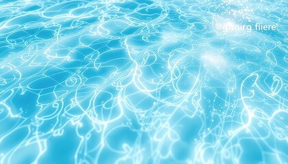 Obraz premium Abstract light blue background with bright, flowing lines suggesting energy and movement, suitable for modern designs
