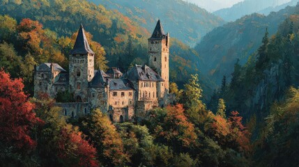 Fototapeta premium Majestic castle