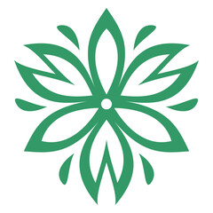 Flower Icon green_4