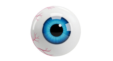 "Close-up of a Human Eye with Blue Iris - Vision, Eye Care, Health, Anatomy, Medical"