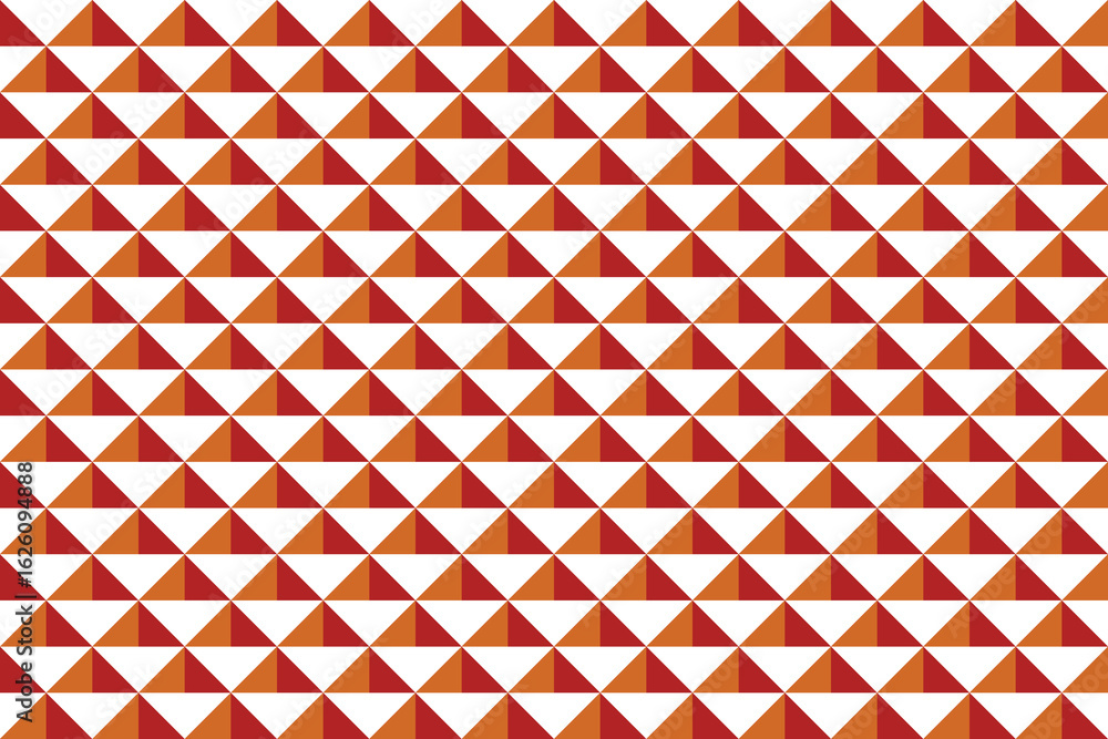 Aufkleber chocolate and firebrick color triangle geometric pattern for background
