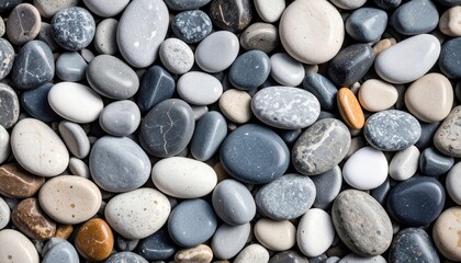 Close Up View Of Colorful Pebbles
