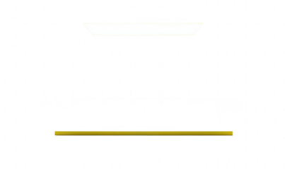 Empty room, ceiling light, gold trim