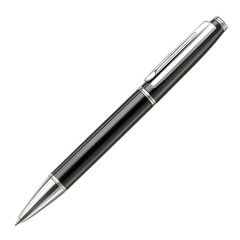 Sleek black ballpoint pen
