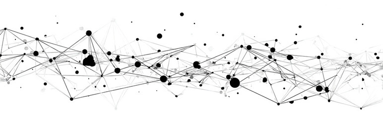 Abstract network of interconnected triangles (1)