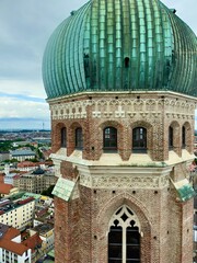 Kirchturm der Frauenkirche in München (Bayern)