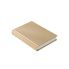 Golden book resting on an expansive isolated stage suggesting secret knowledge and literary promise