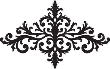 Victorian Scrollwork Ornament with Ornate Patterns