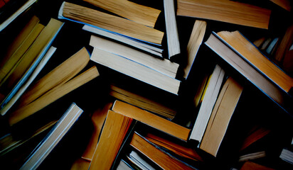 old books used to prepare for the return to school