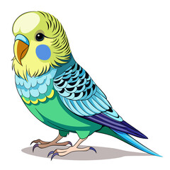 blue and yellow parrot
