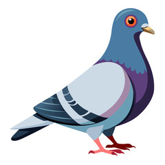 vector illustration of a dove