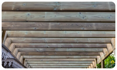 Pergola en bois de pin des Landes