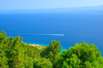 Southern coast of Brac Island, near Bol, Croatia