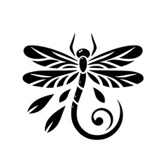 Obraz premium dragonfly on white background