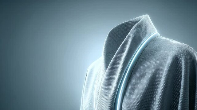 Futuristic Bathrobe Tech Life Experience