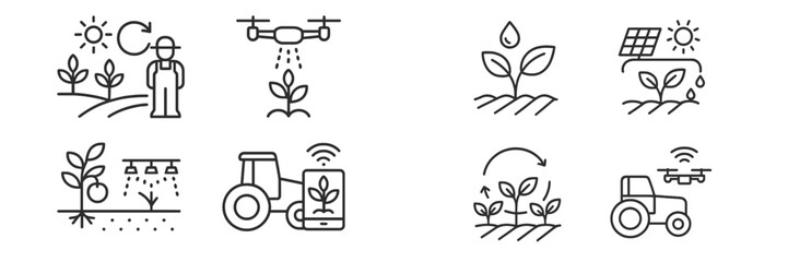 Innovations in sustainable agriculture with technology enhancing crop care and productivity
