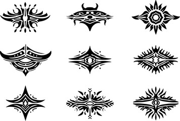 Sacred Symbols: Spiritual & Yoga-Inspired Icons" tattoo design