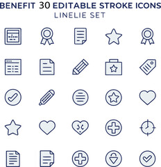 Fototapeta premium A set of web and business icons, with symbols for email, phone, and other forms of communication