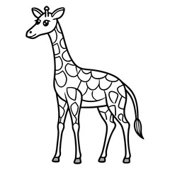 giraffe vector illustration