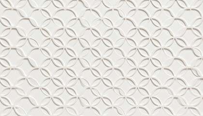 Ornamental White Patterned Design