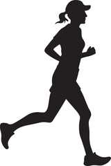  Athlete Running Silhouette Vector – Track and Field Illustration